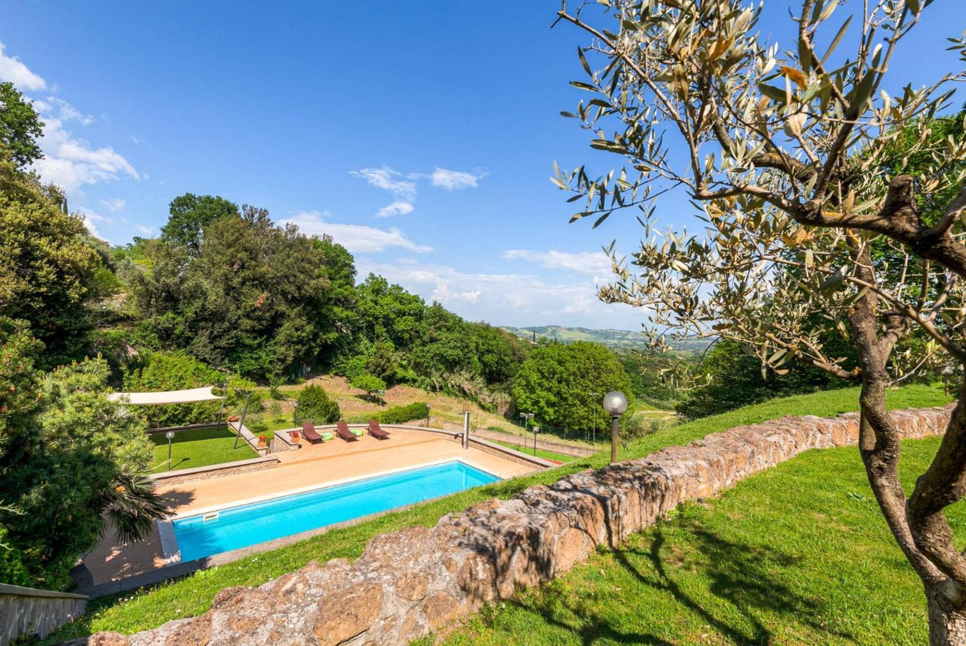 Villa Carolina - Piscina E Parco Panoramico Campagnano Di Roma Exterior foto
