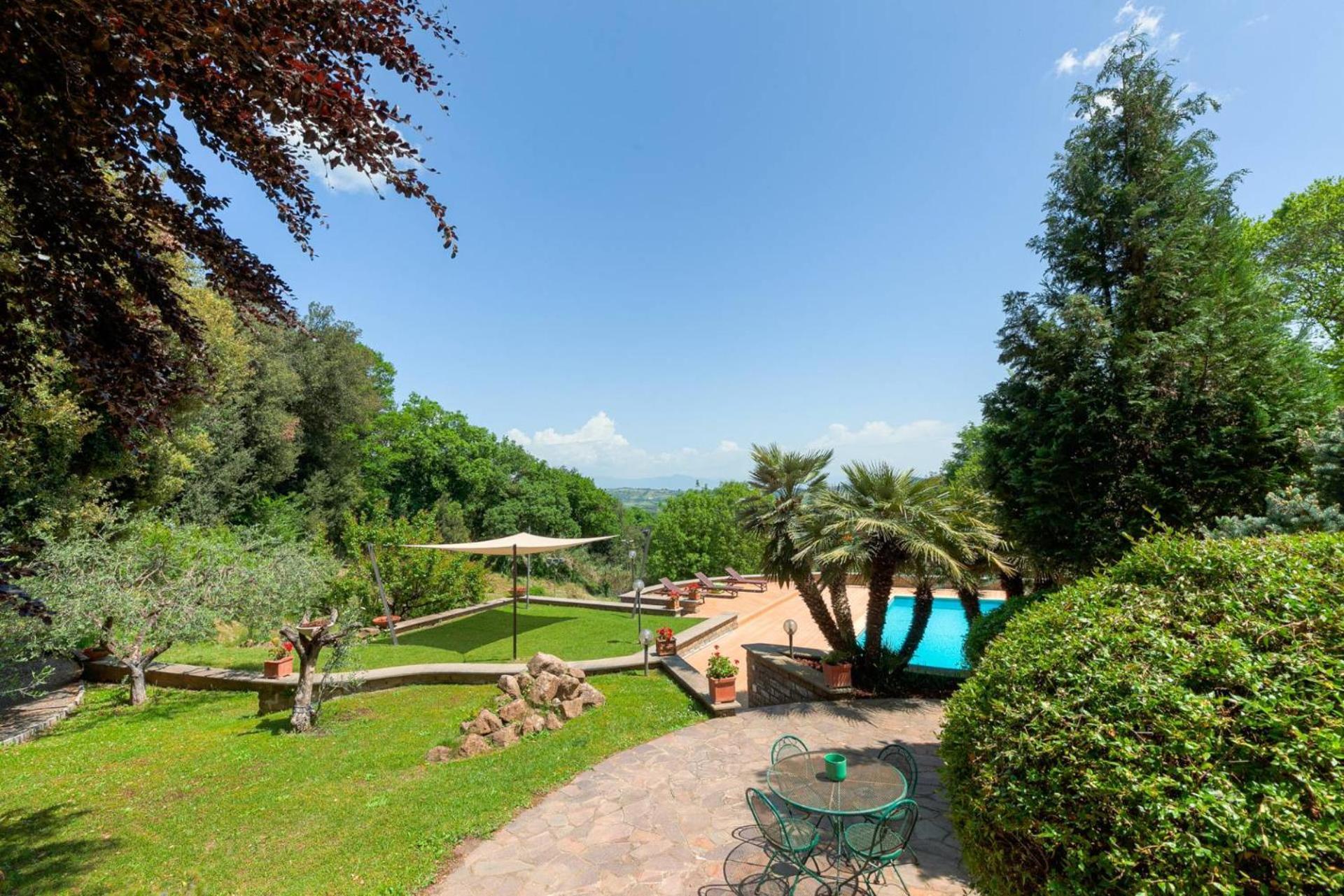 Villa Carolina - Piscina E Parco Panoramico Campagnano Di Roma Exterior foto